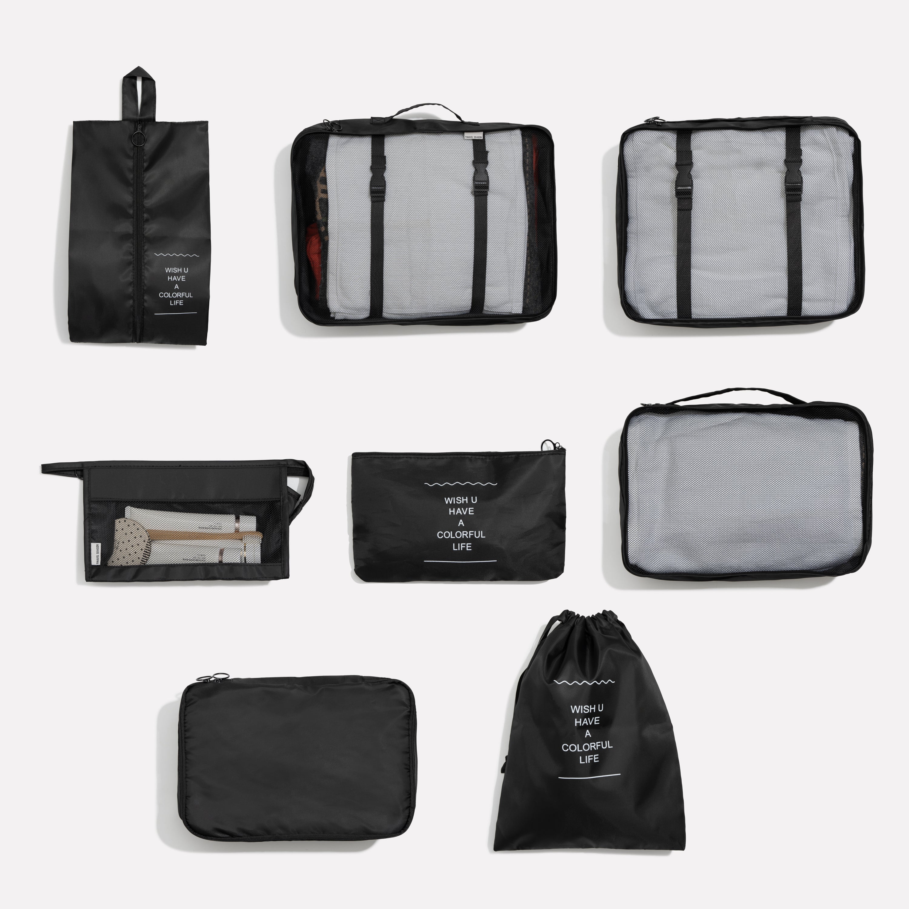 Organizer Travel Cubes Set | 8 Pack